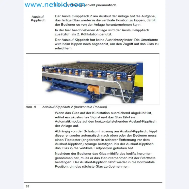 Verkauf einer neuwertigen Pulverbeschichtungs- und Sicherheitsglasanlage (Ausstellungsmaschine)-59