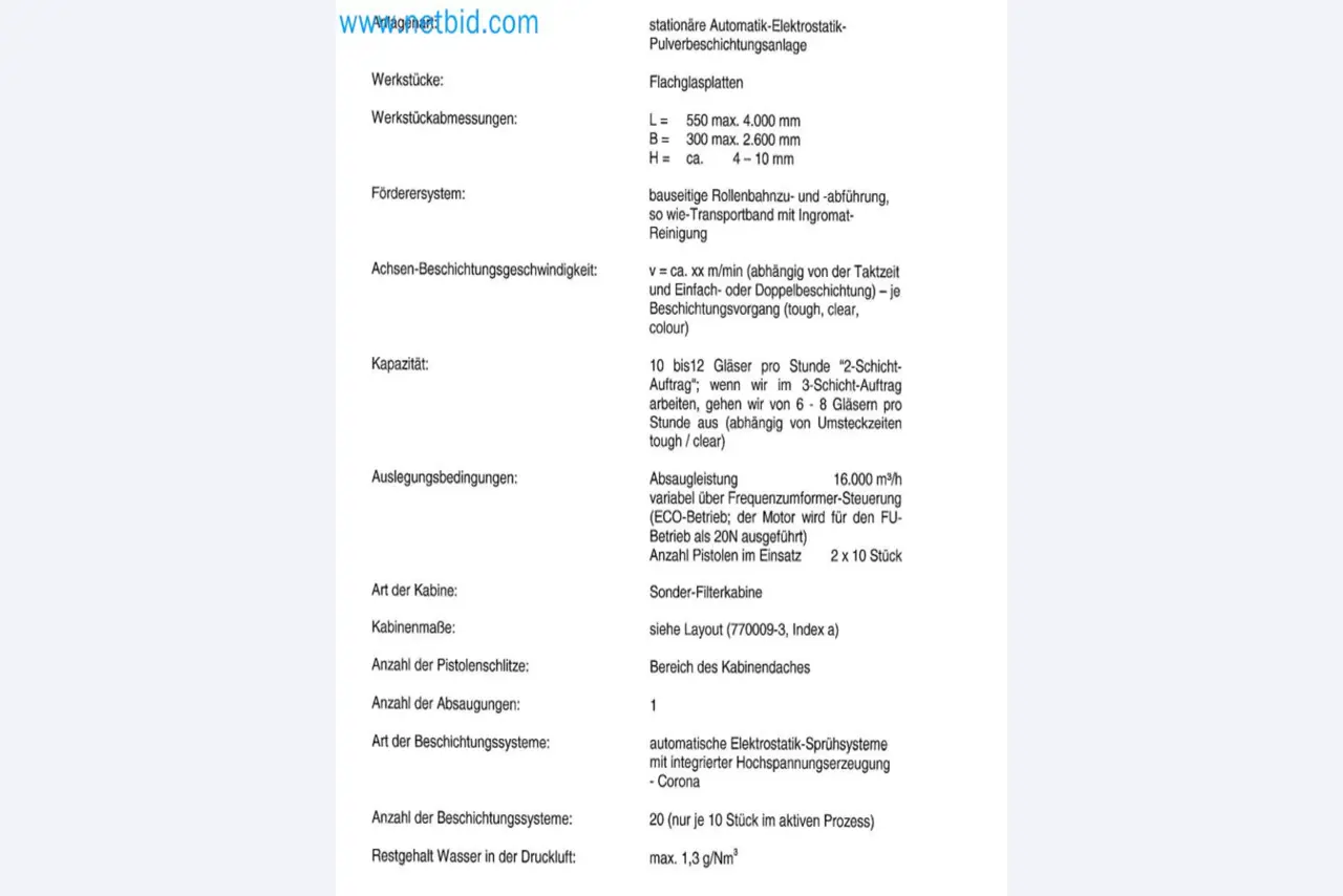 Verkauf einer neuwertigen Pulverbeschichtungs- und Sicherheitsglasanlage (Ausstellungsmaschine)-62