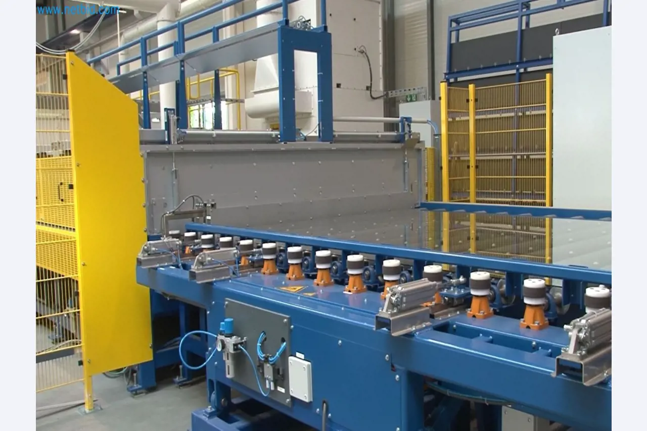 Verkauf einer neuwertigen Pulverbeschichtungs- und Sicherheitsglasanlage (Ausstellungsmaschine)-8
