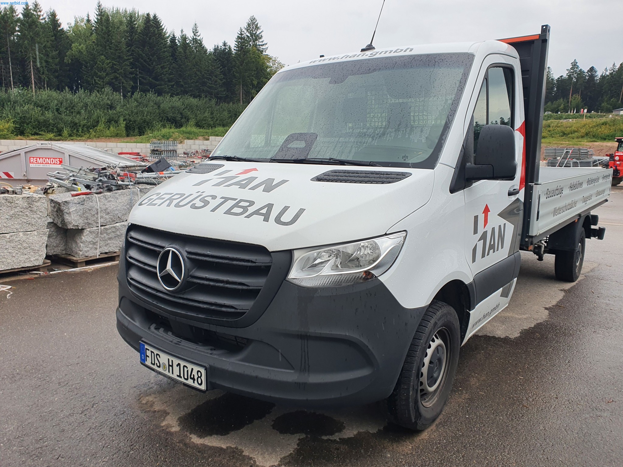 Gerüstmaterial mit Zubehör, Bauaufzug, Büro- und Edelstahlkücheneinrichtung, Bürocontainer und Bauzubehör-3