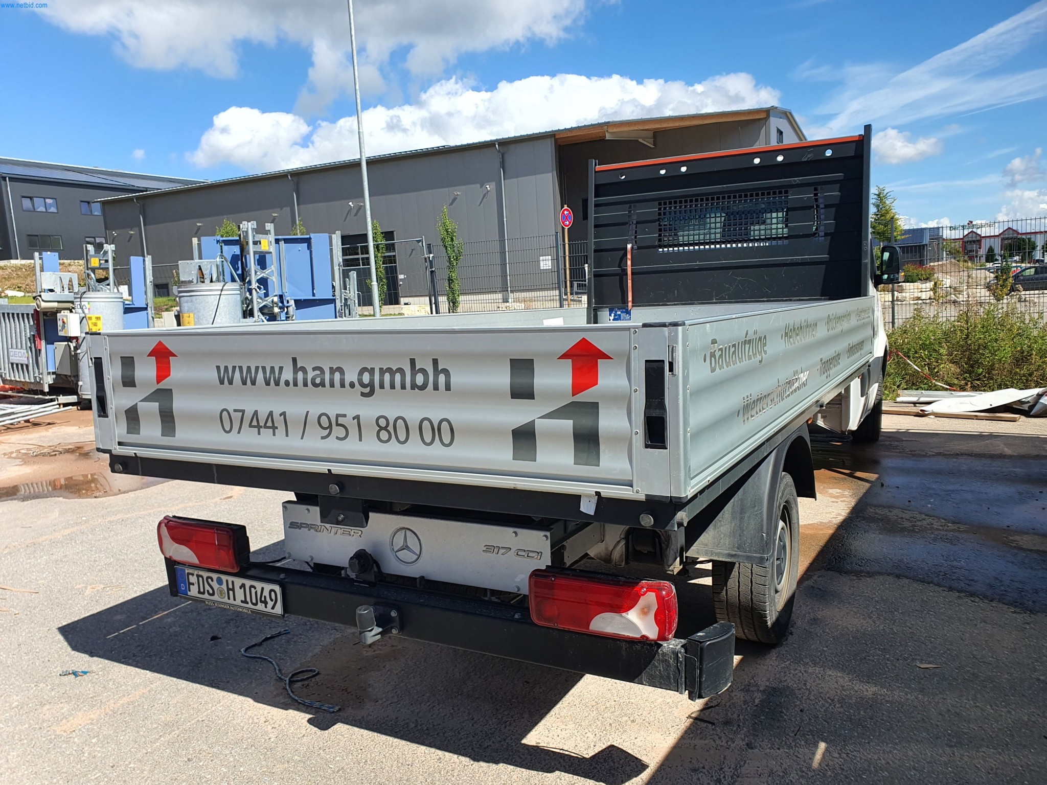 Gerüstmaterial mit Zubehör, Bauaufzug, Büro- und Edelstahlkücheneinrichtung, Bürocontainer und Bauzubehör-13