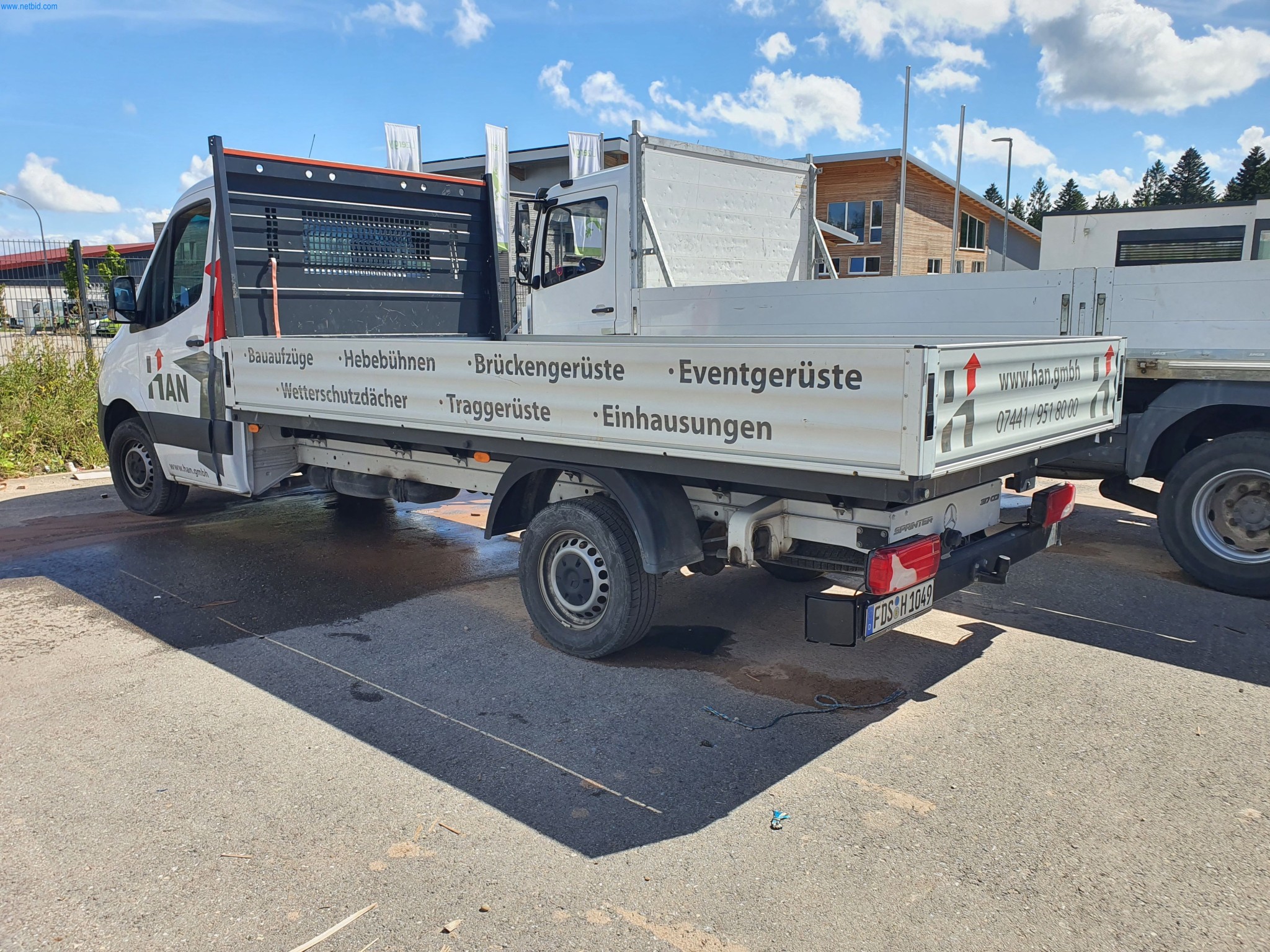 Gerüstmaterial mit Zubehör, Bauaufzug, Büro- und Edelstahlkücheneinrichtung, Bürocontainer und Bauzubehör-2
