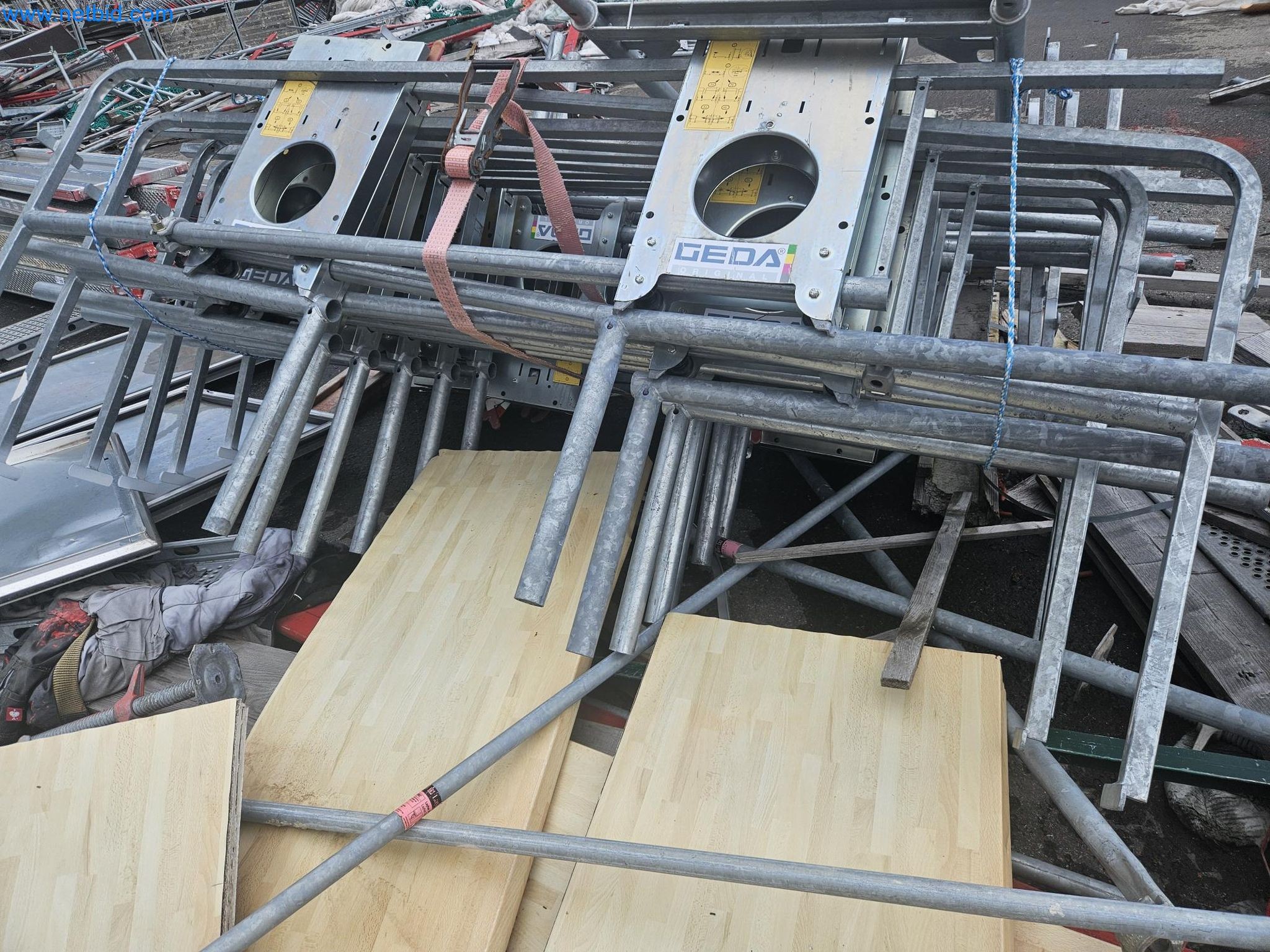 Scaffolding materials and accessories, construction elevators, office and stainless steel kitchen fixtures, office containers, and construction supplies-1