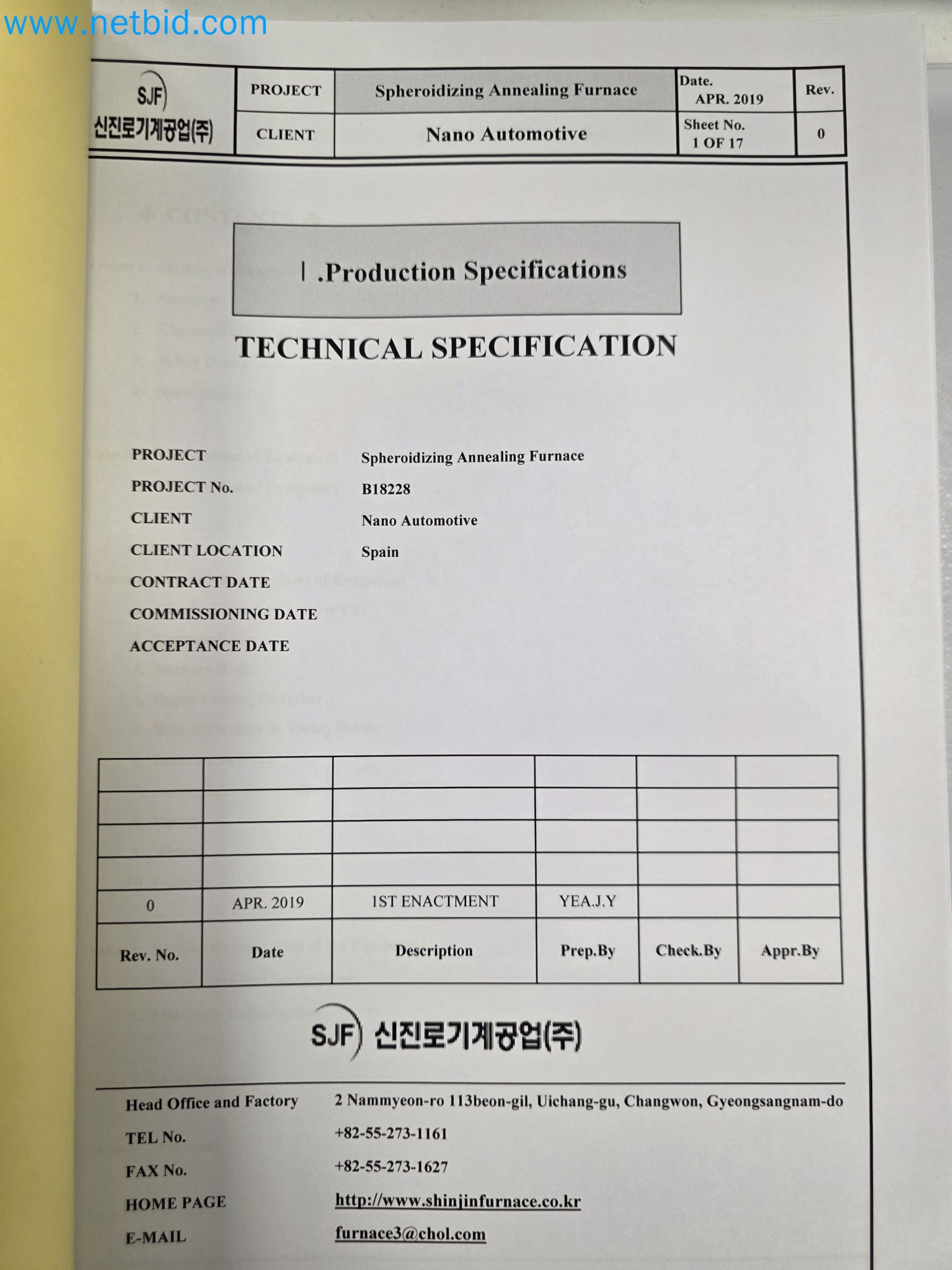 Forno de esferoidização da NANO Automotive em Espanha-42