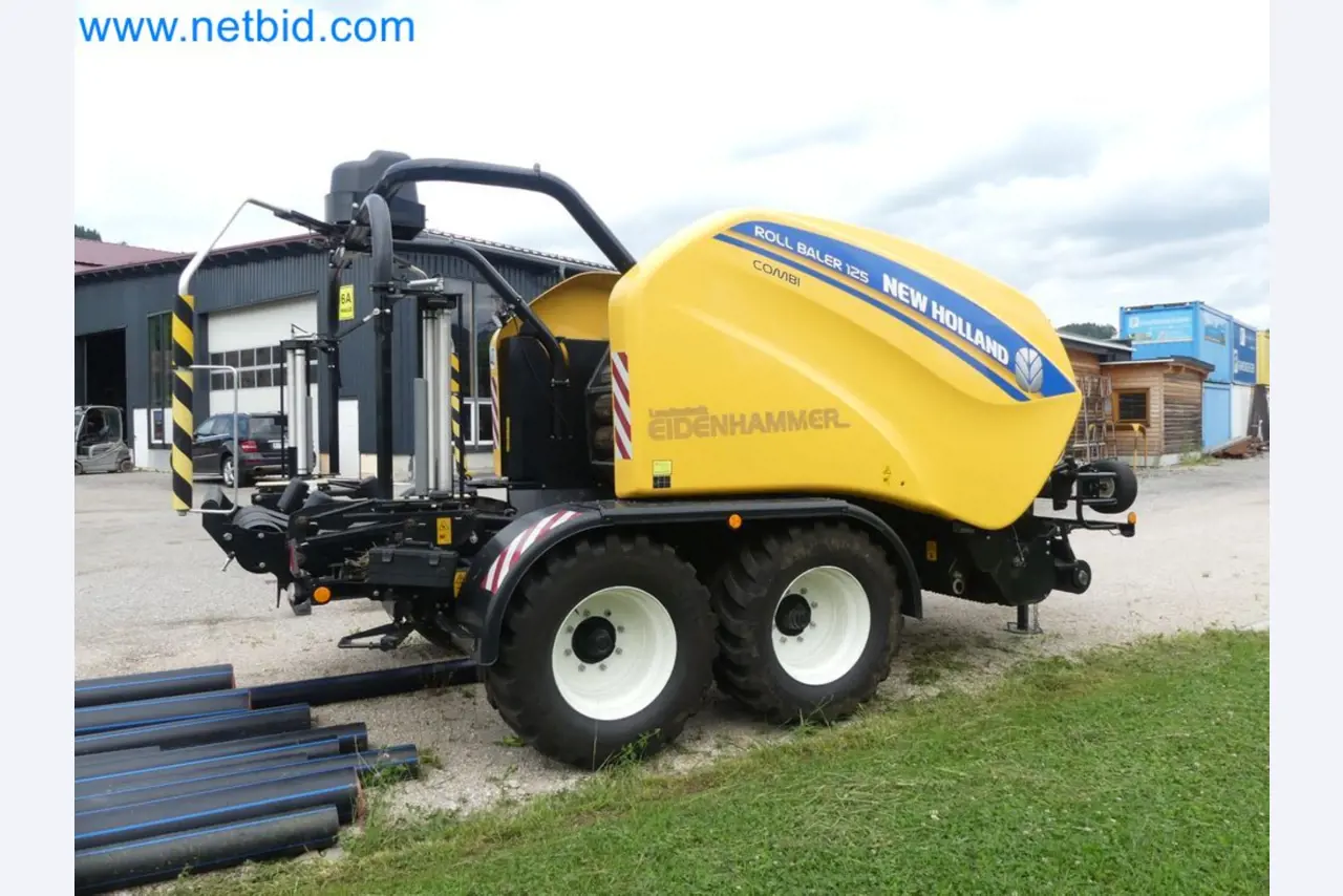 Doskonała technologia belowania z prasą rolującą New Holland 125 Combi-6