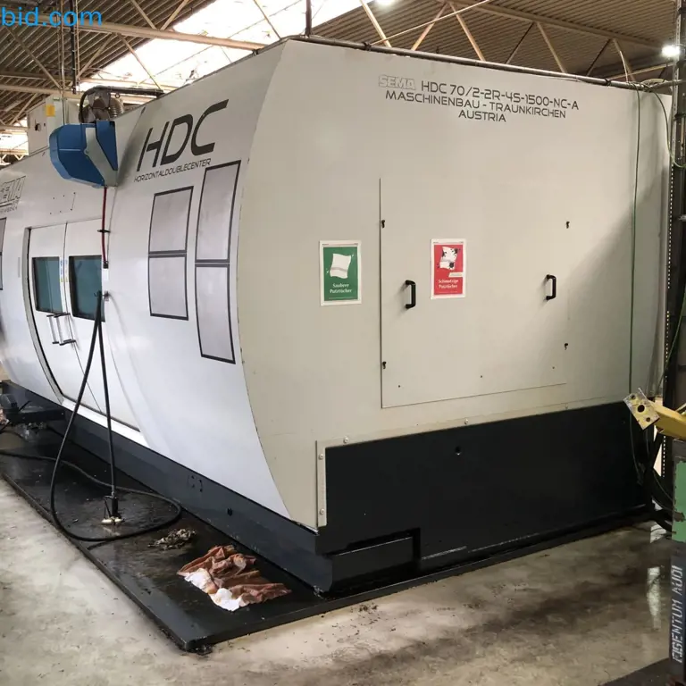 Oboustranné čelní obráběcí centrum SEMA HDC 70/2-2R-4S-1500-NC-A