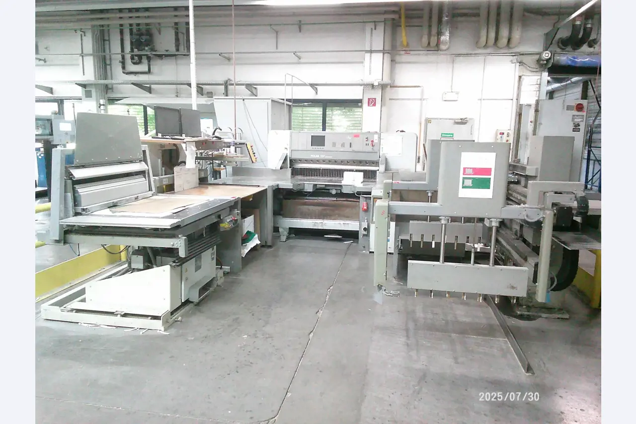 Dobrze utrzymane maszyny firmy zajmującej się drukiem offsetowym-5