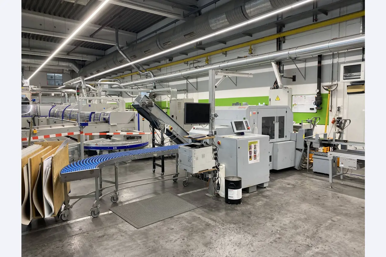 Dobrze utrzymane maszyny firmy zajmującej się drukiem offsetowym-7