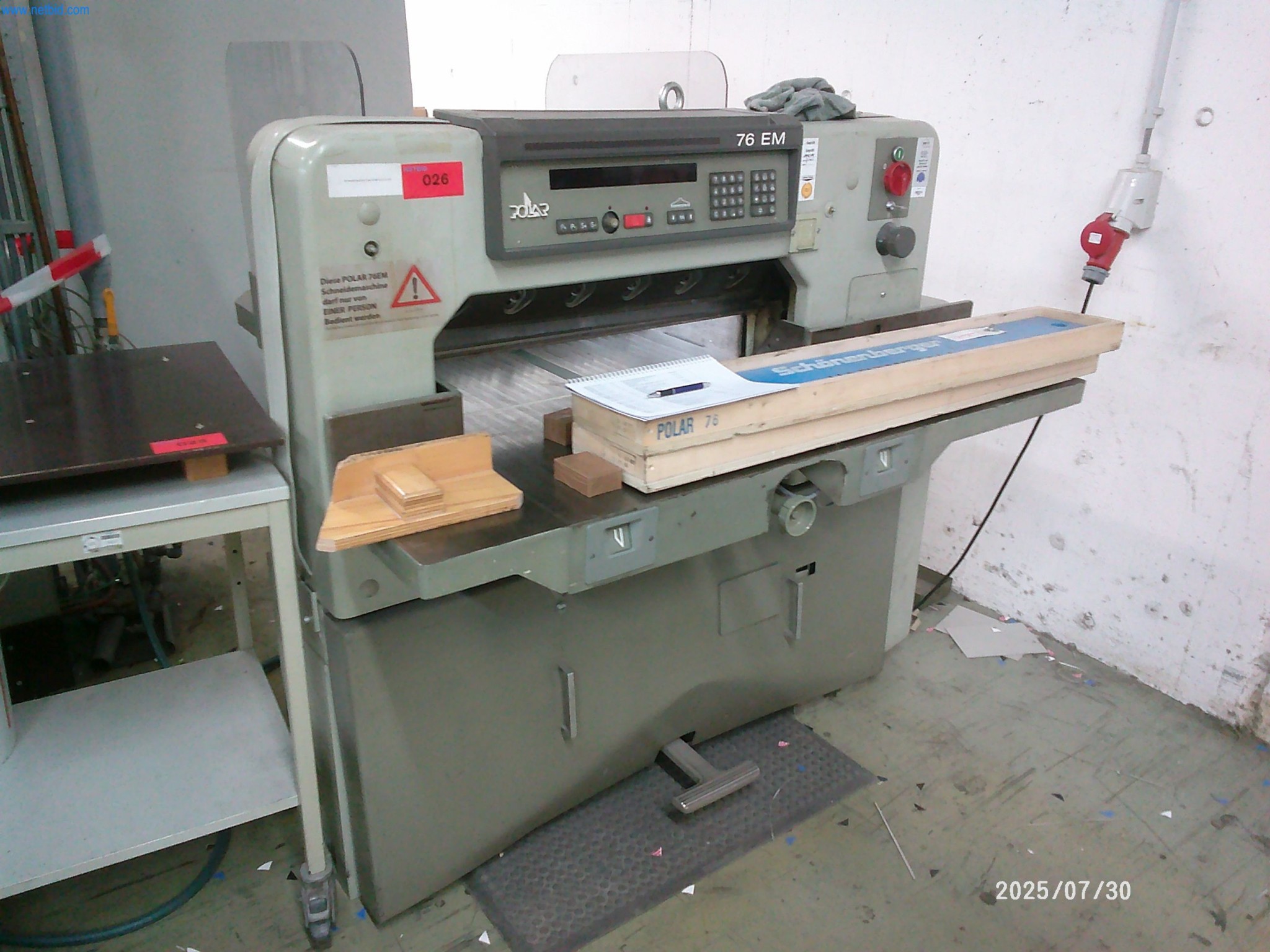 Gepflegte Maschinen einer Offset-Druckerei-1