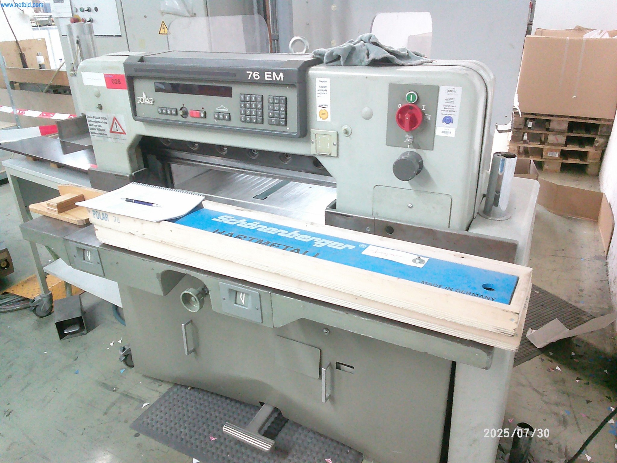 Gepflegte Maschinen einer Offset-Druckerei-2