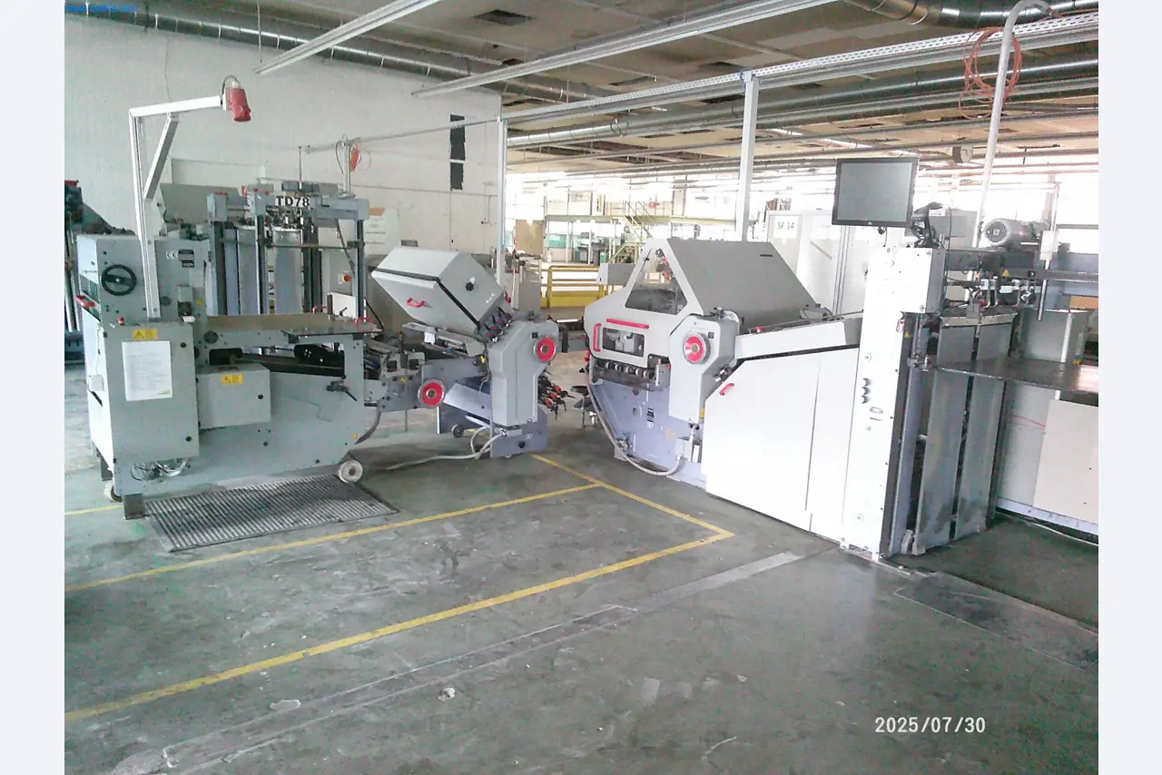 Gepflegte Maschinen einer Offset-Druckerei-1