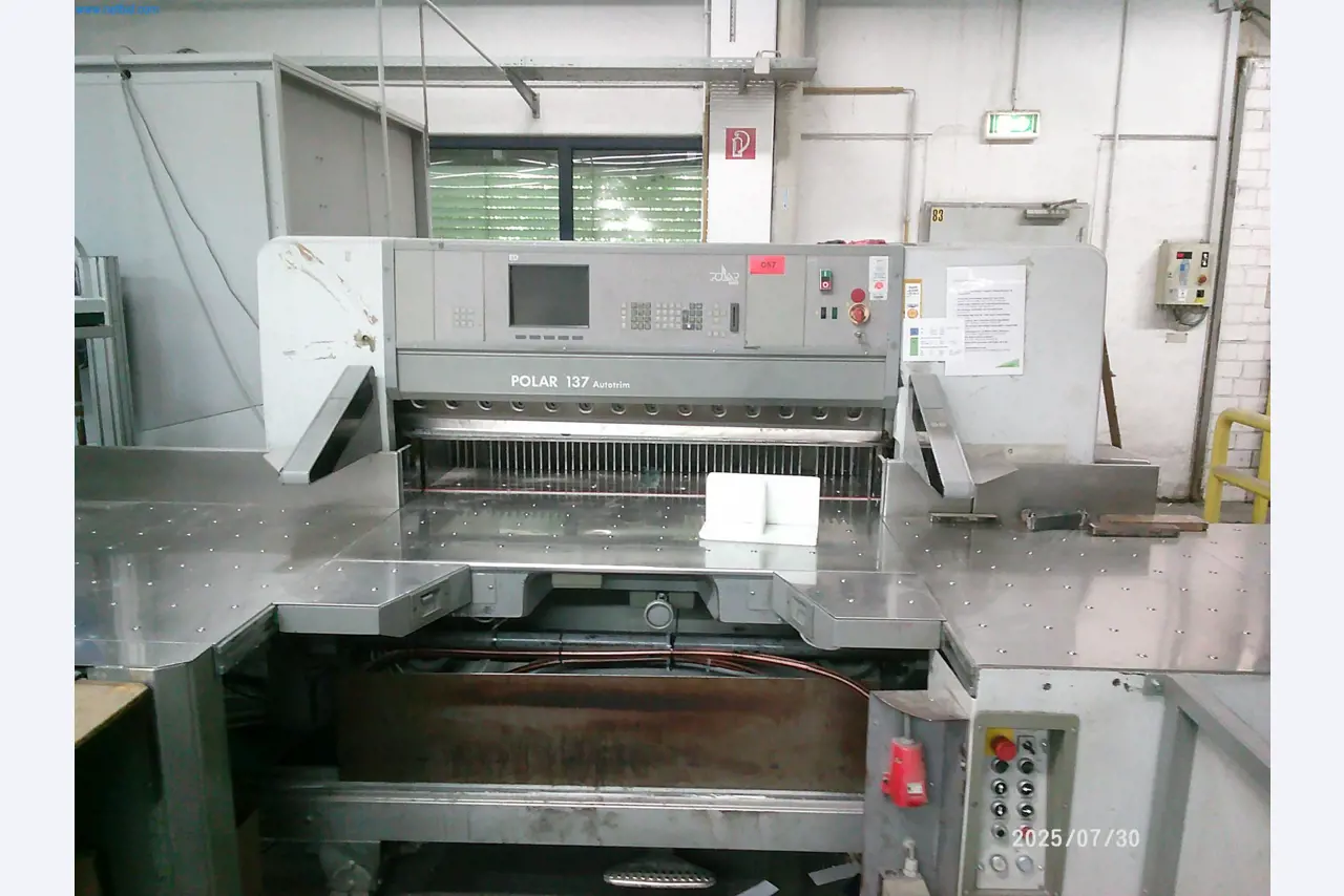 Gepflegte Maschinen einer Offset-Druckerei-2