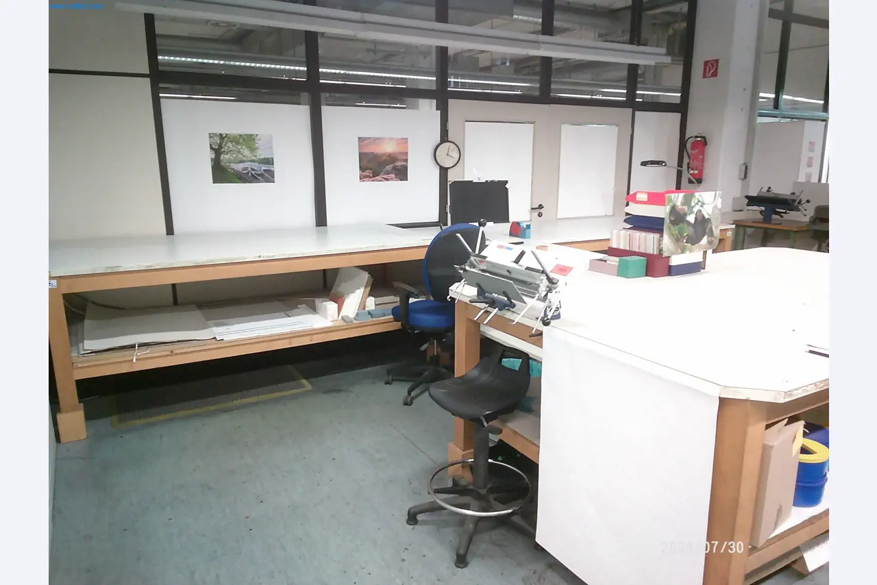 Goed onderhouden machines van een offsetdrukkerij-1