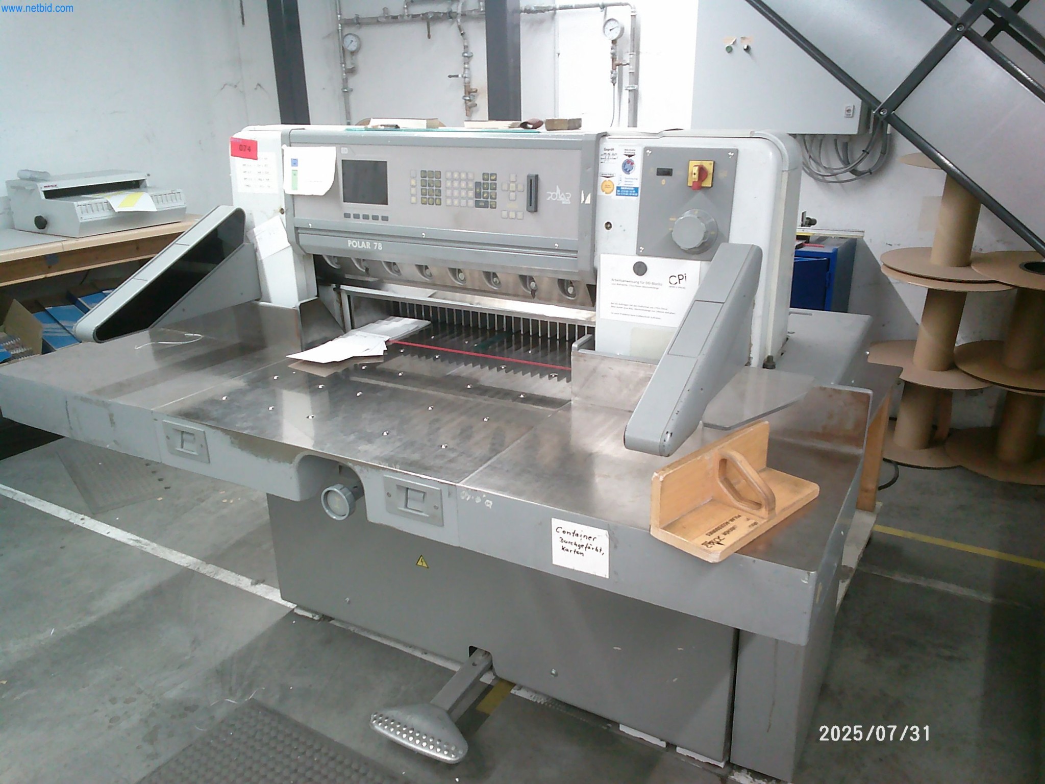 Gepflegte Maschinen einer Offset-Druckerei-2