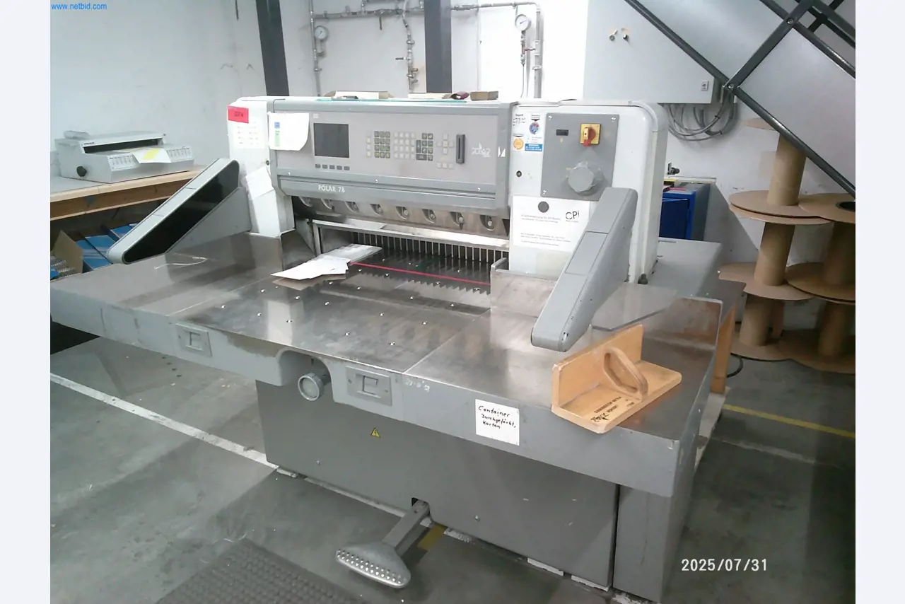 Gepflegte Maschinen einer Offset-Druckerei-2