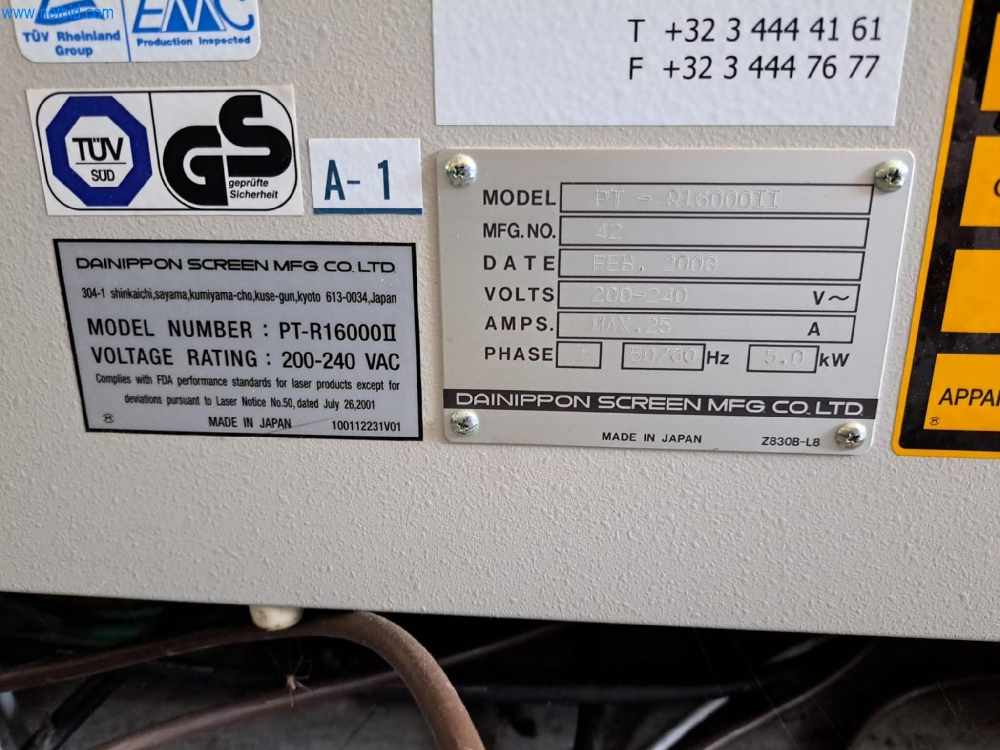 Gepflegte Maschinen einer Offset-Druckerei-11