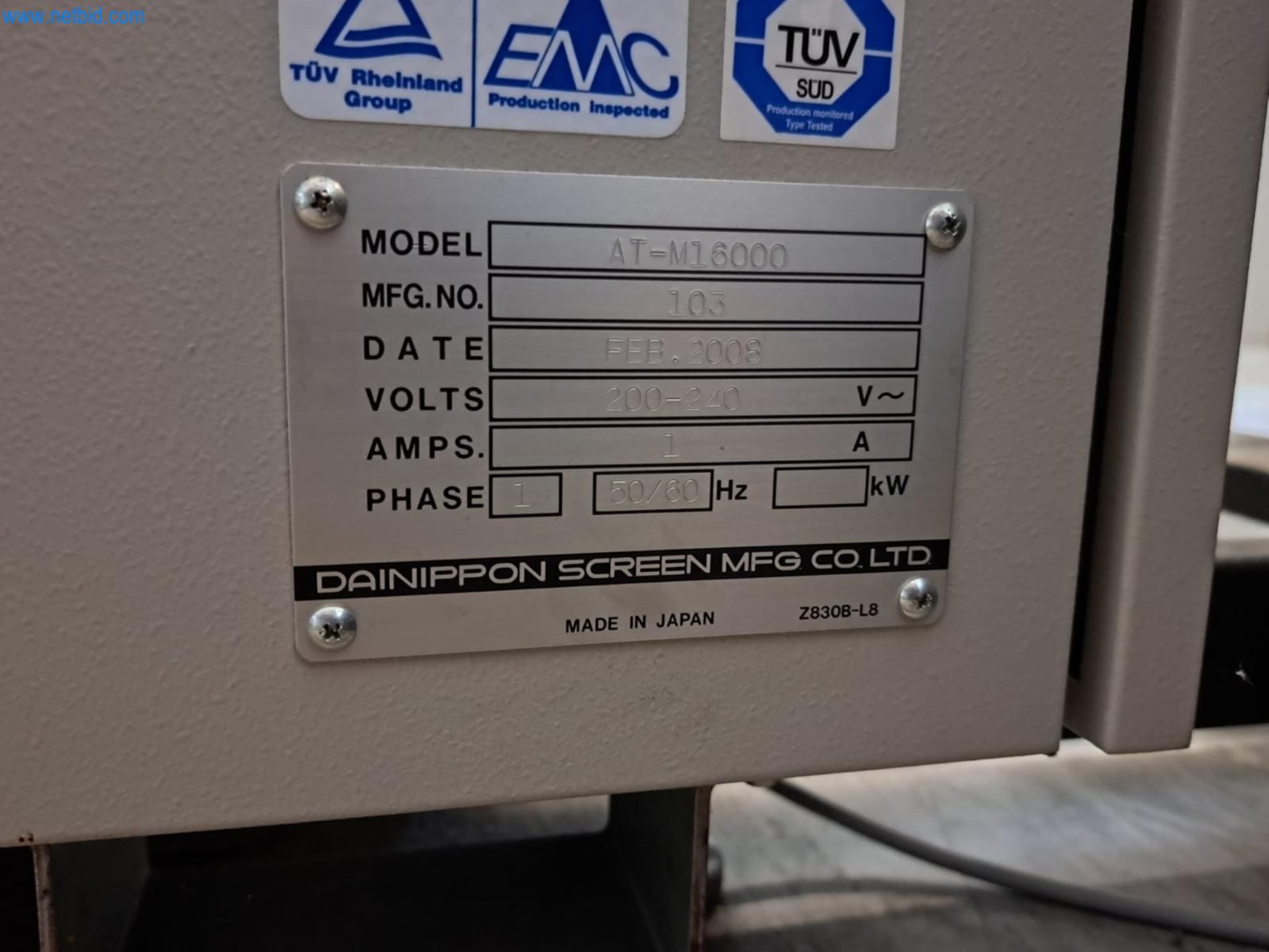 Gepflegte Maschinen einer Offset-Druckerei-24