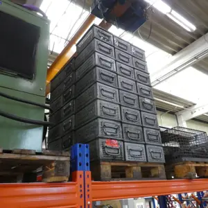 59 small metal containers Schäfer