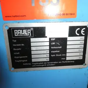 Kontejner na odklízení třísek Bauer 318552