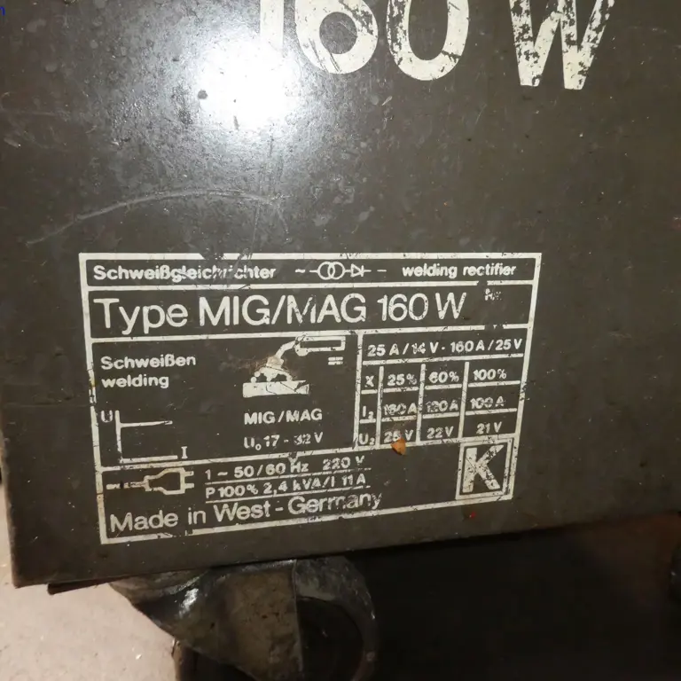 MIG/MAG welding machine Rehm MIG/MAG 160W