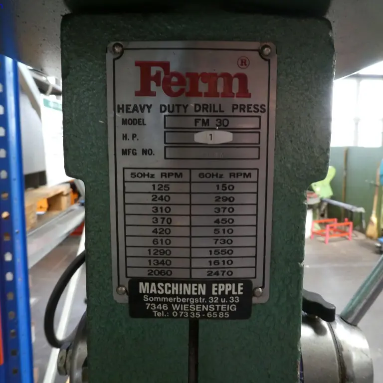 Column Drill Press Ferm FM 30