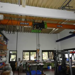 Single girder overhead crane Stocker