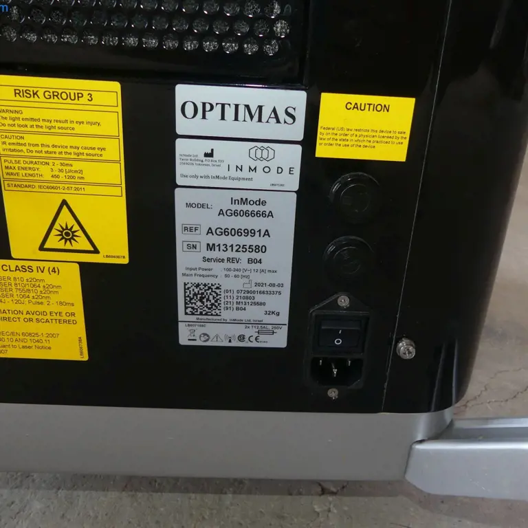 IPL device INMODE AG606666A
