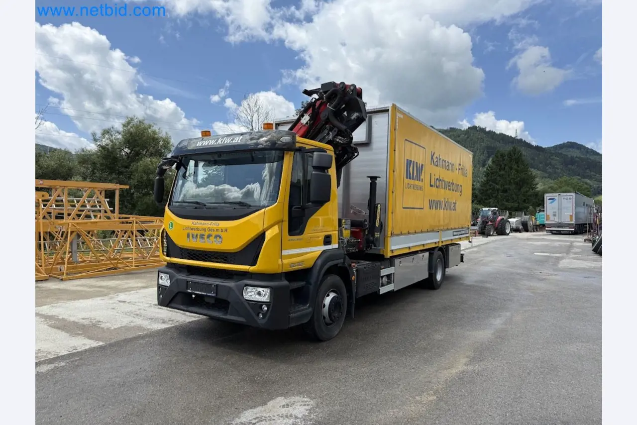 IVECO 160-320 Eurocargo truck with Palfinger PK 18002-EH B Power Link Plus loading crane-12