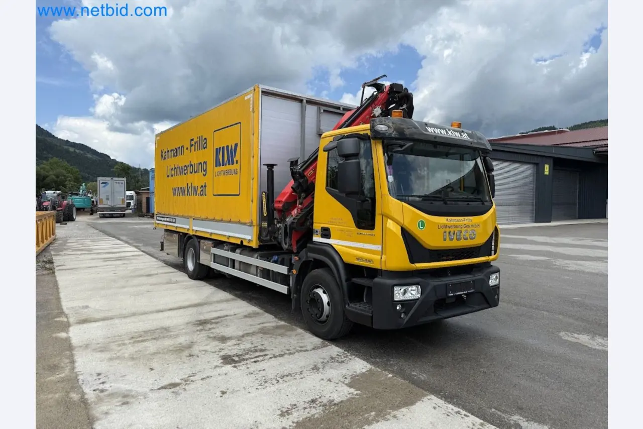 IVECO 160-320 Eurocargo truck with Palfinger PK 18002-EH B Power Link Plus loading crane-1