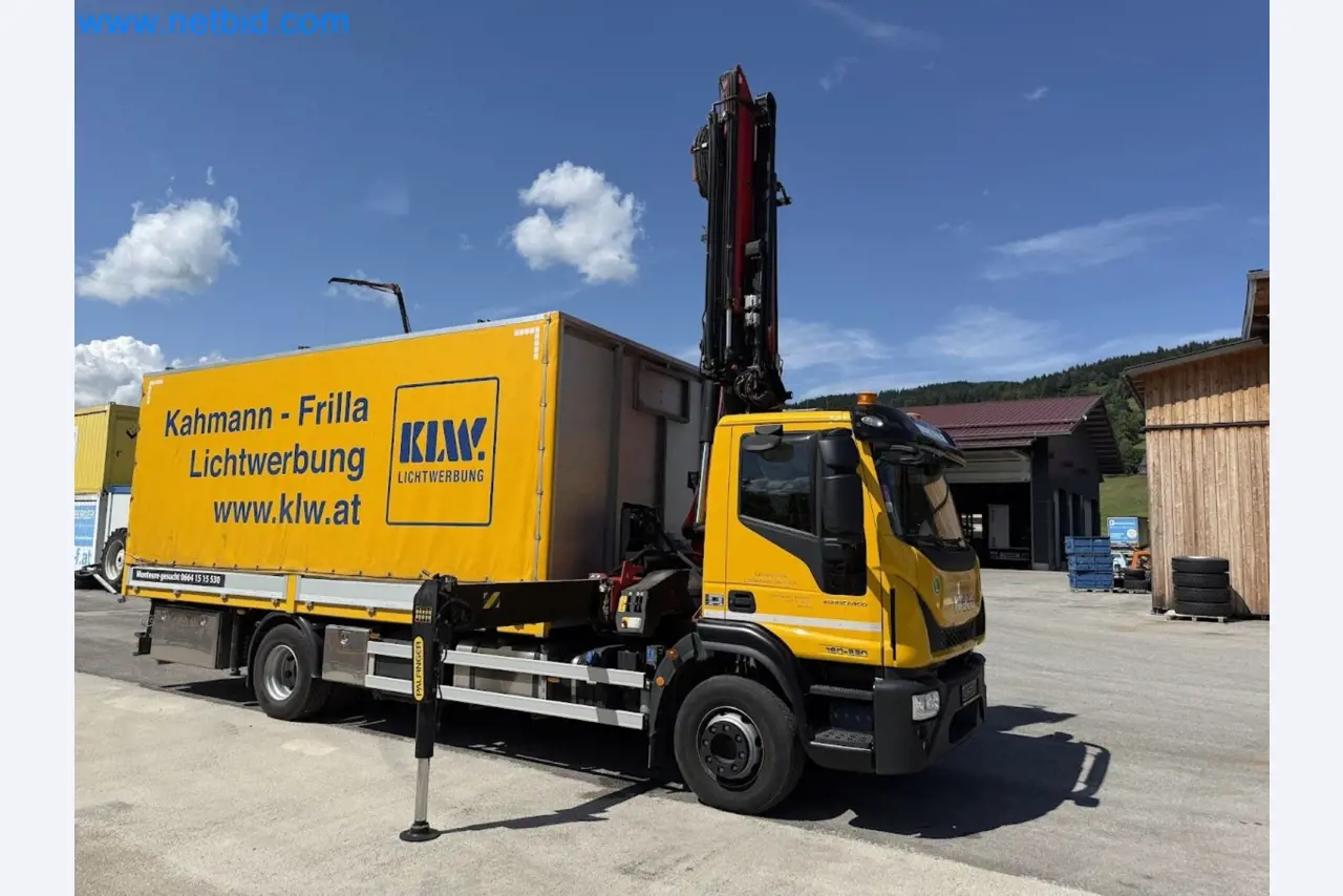 IVECO 160-320 Eurocargo truck with Palfinger PK 18002-EH B Power Link Plus loading crane-2