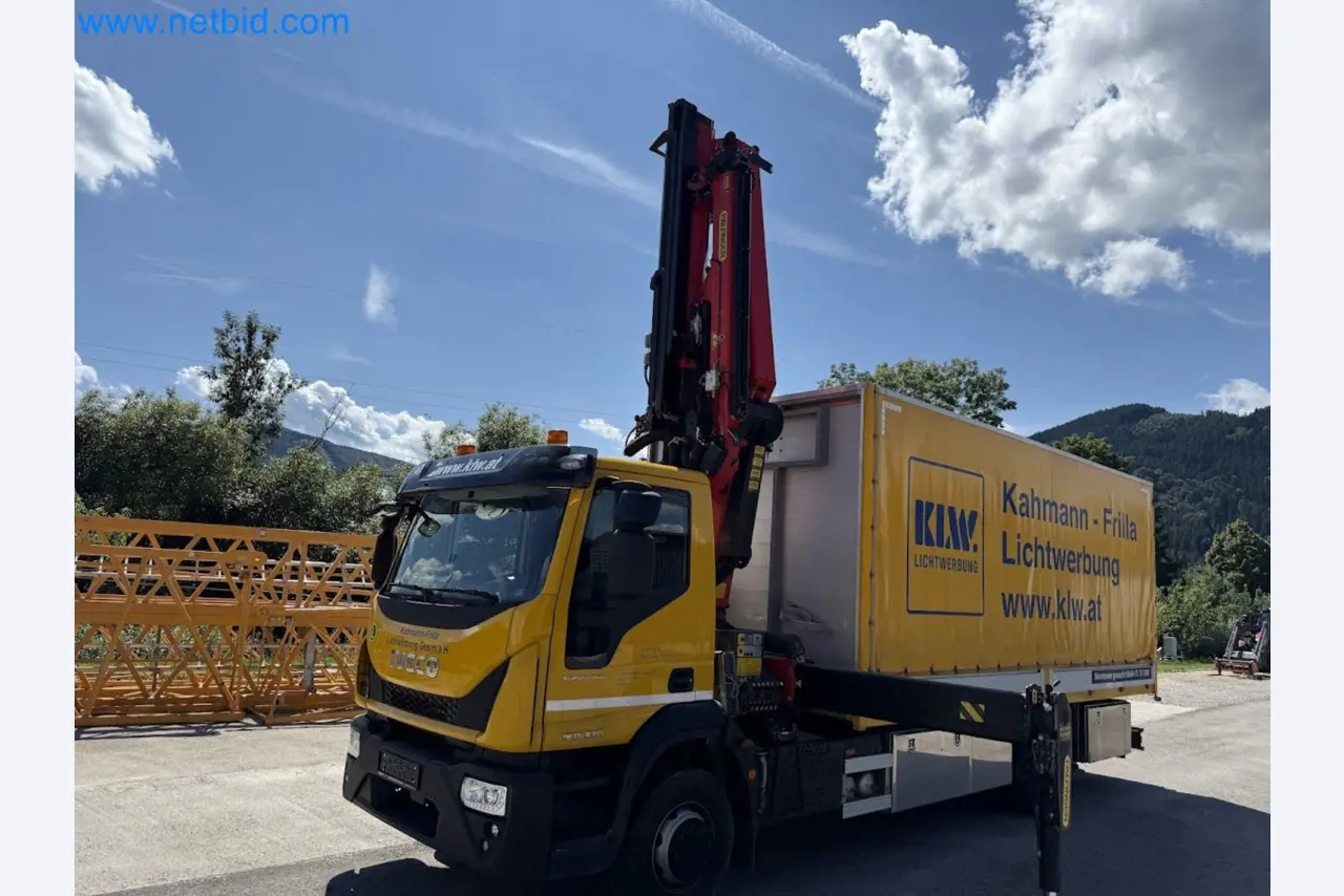 IVECO 160-320 Eurocargo truck with Palfinger PK 18002-EH B Power Link Plus loading crane-3