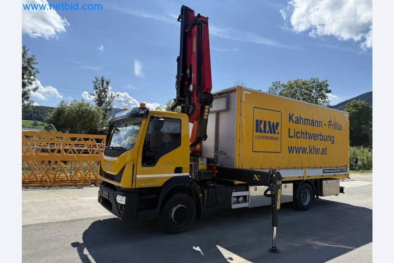 IVECO 160-320 Eurocargo truck with Palfinger PK 18002-EH B Power Link Plus loading crane-4