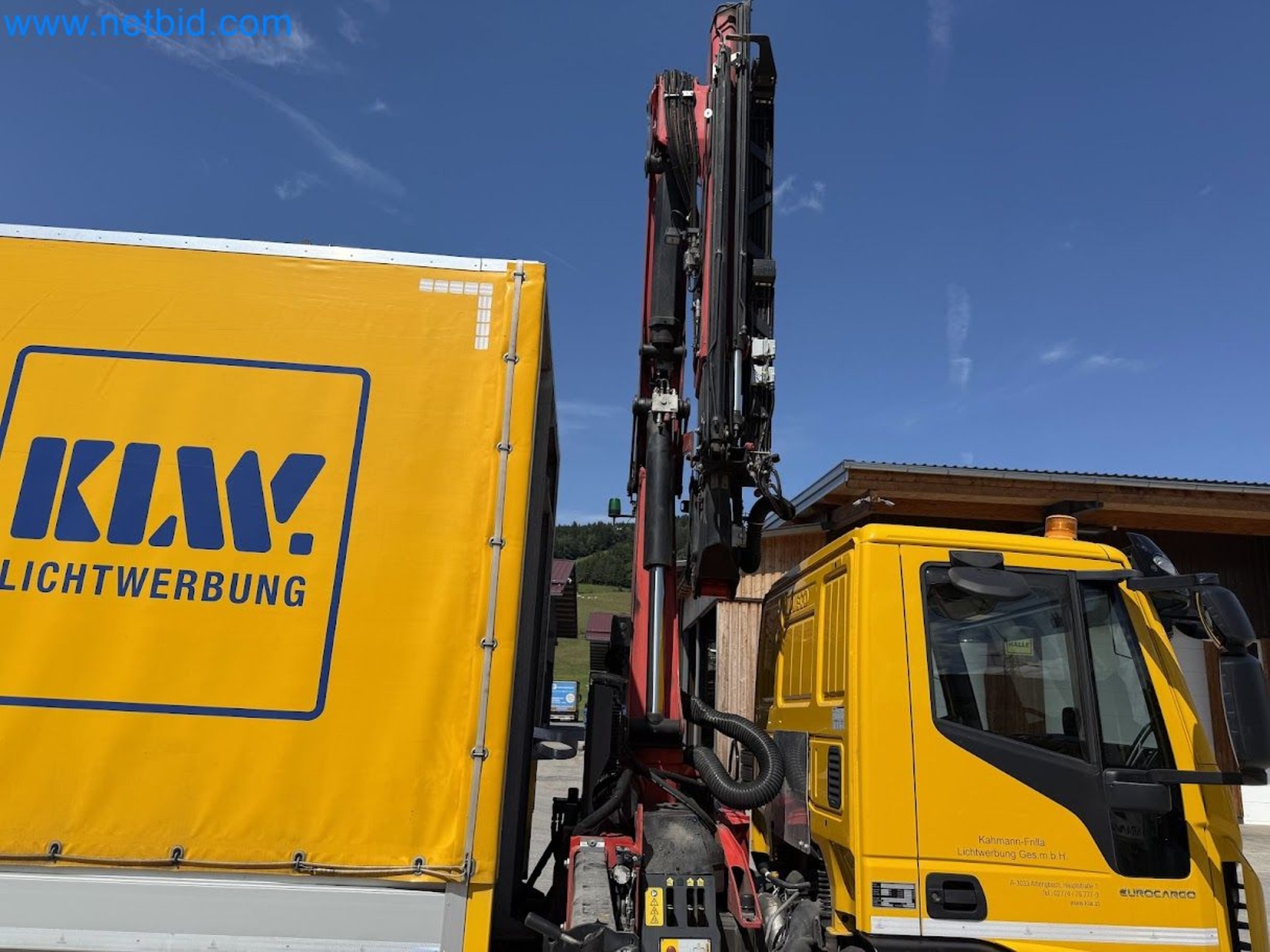 Ciężarówka IVECO 160-320 Eurocargo z żurawiem załadunkowym Palfinger PK 18002-EH B Power Link Plus-5