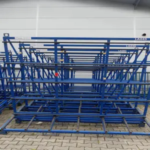 1 Posten 8x stojak na szkło / stojak do transportu elementów FGL T-2412-245-7/Q