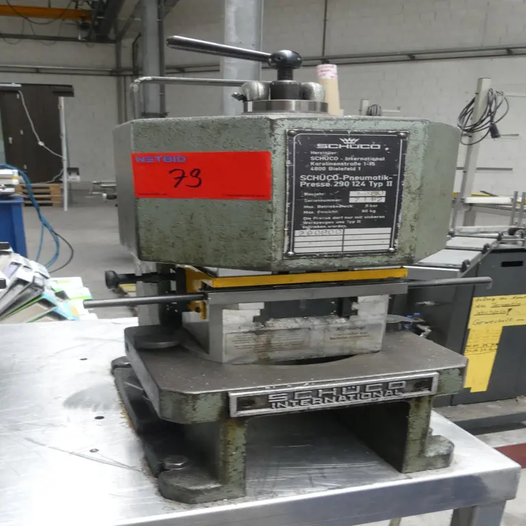 Prasa pneumatyczna Schüco 290124 Typ II