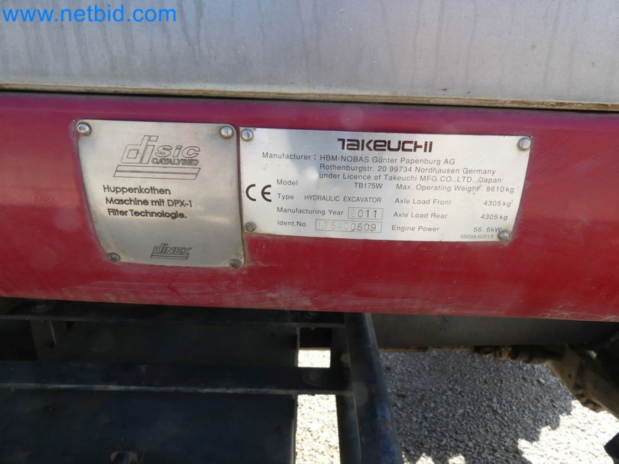 Excavator TAKEUCHI TB 175 W-21