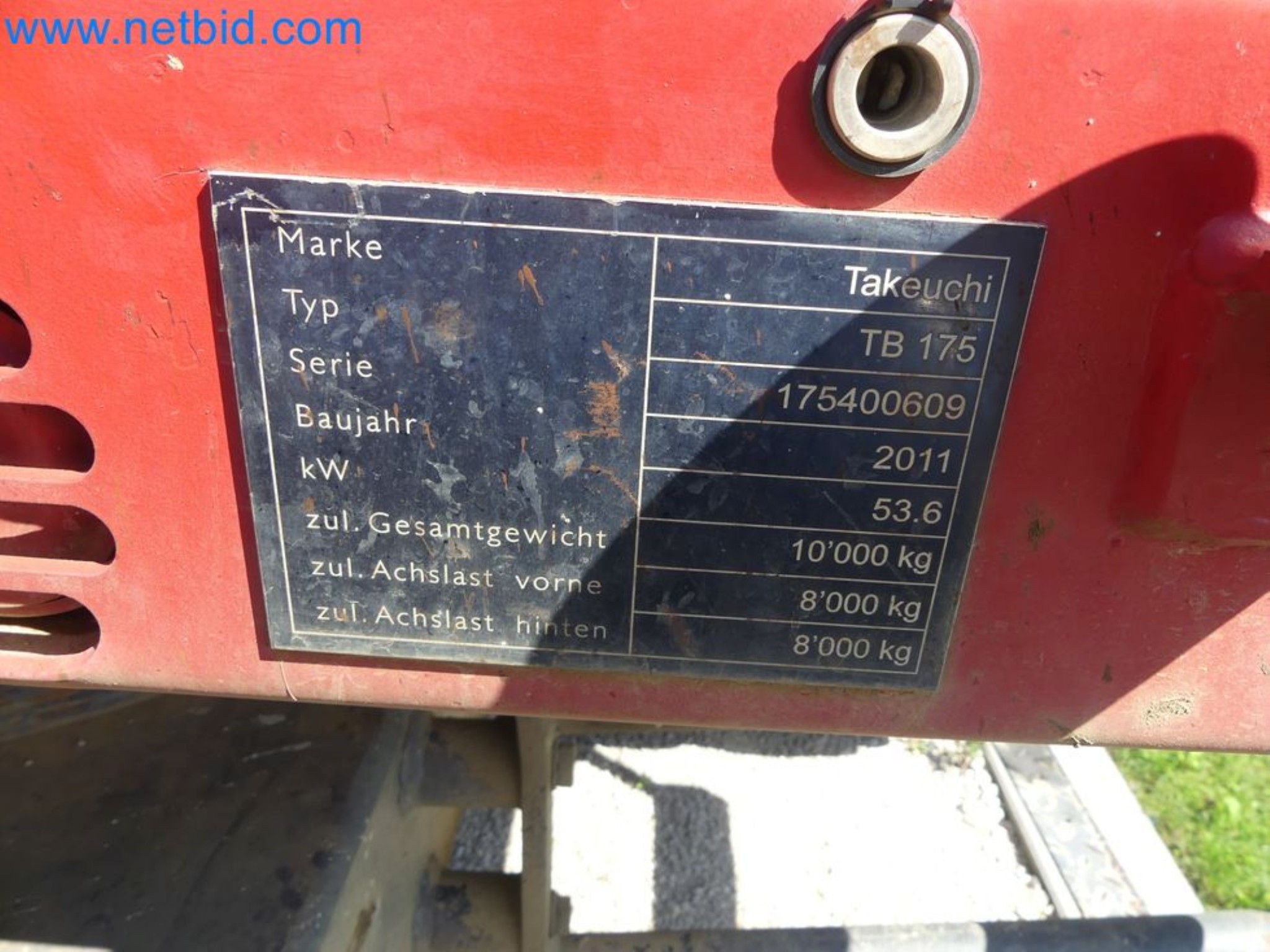 Excavator TAKEUCHI TB 175 W-7