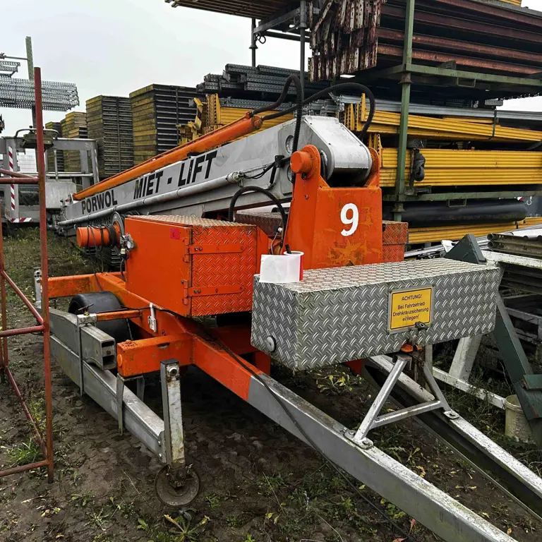 Trailer-mounted telescopic work platform (ex KL-HP 106) Weber TA2200