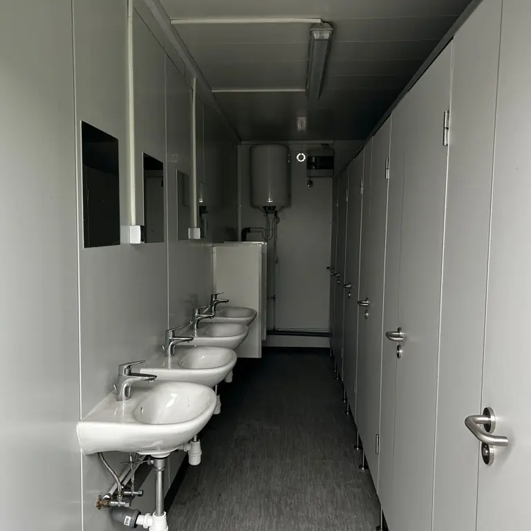 Toilet container facility