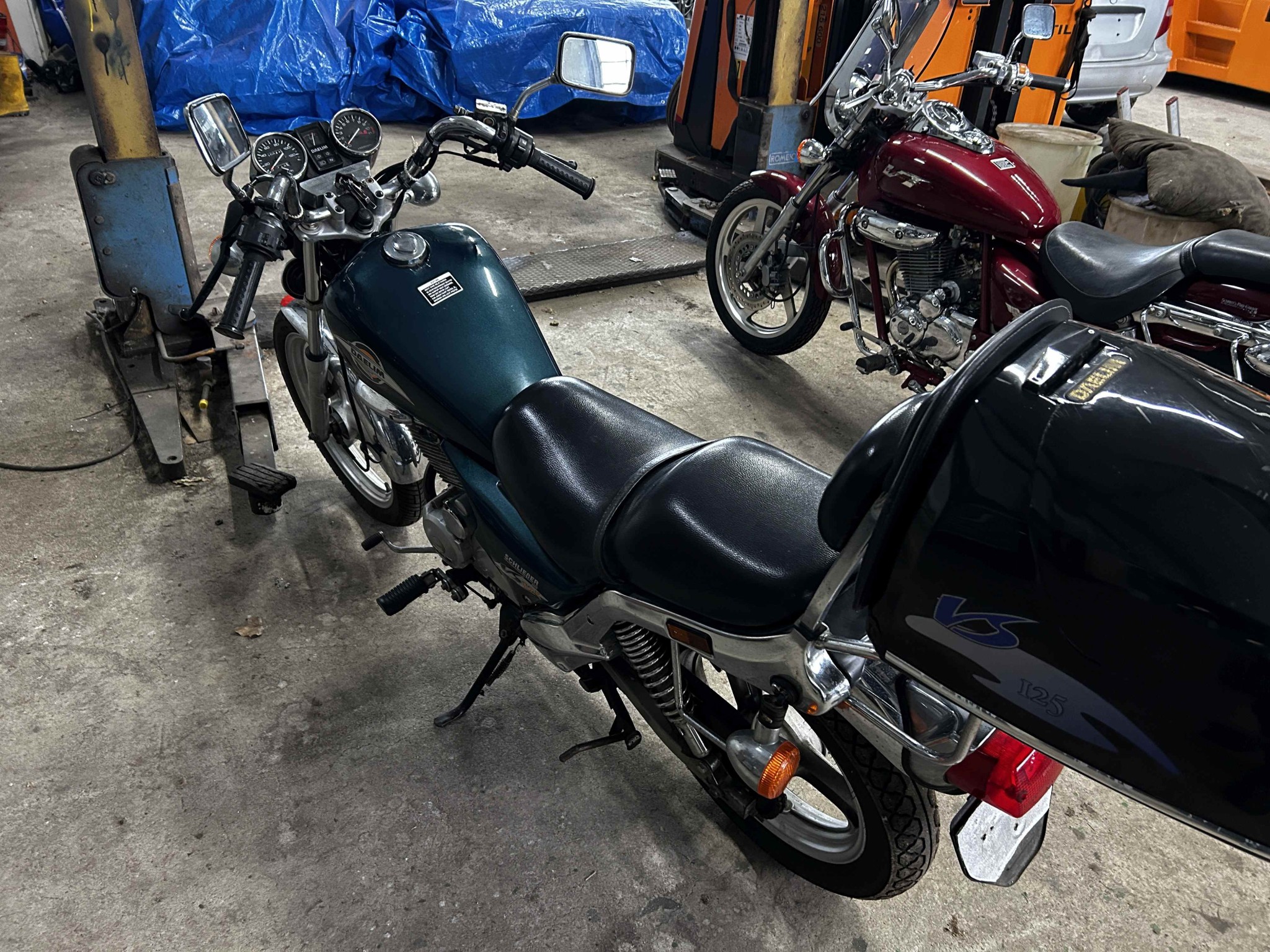 various cars, trucks, motorcycles, work machines and factory equipment-7