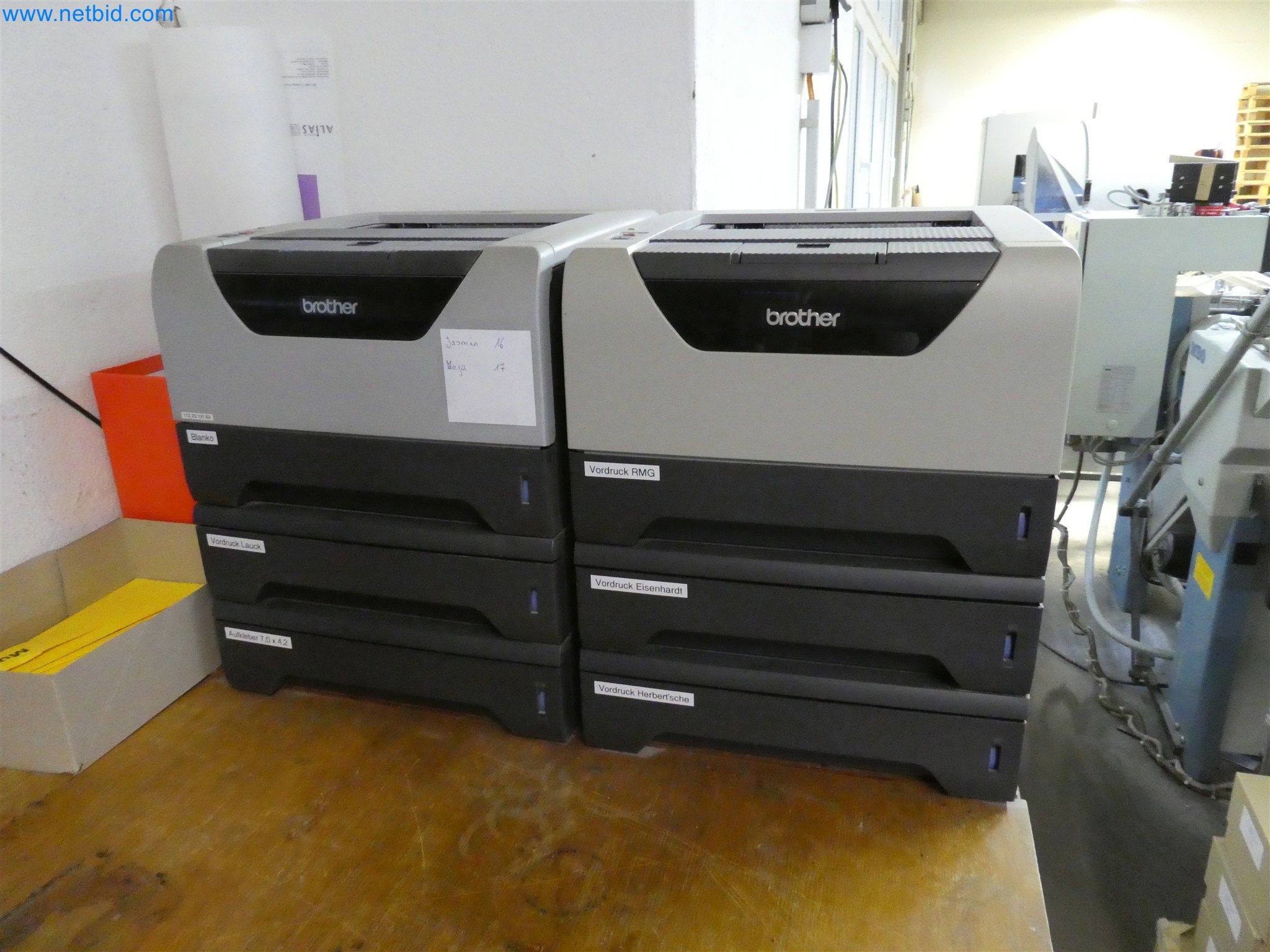 Printing and sorting machines-1