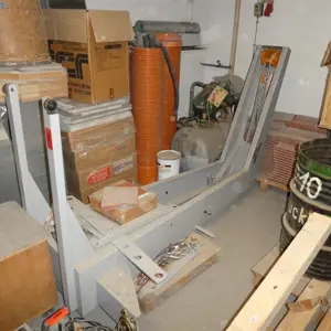 Pressure roller change gallows