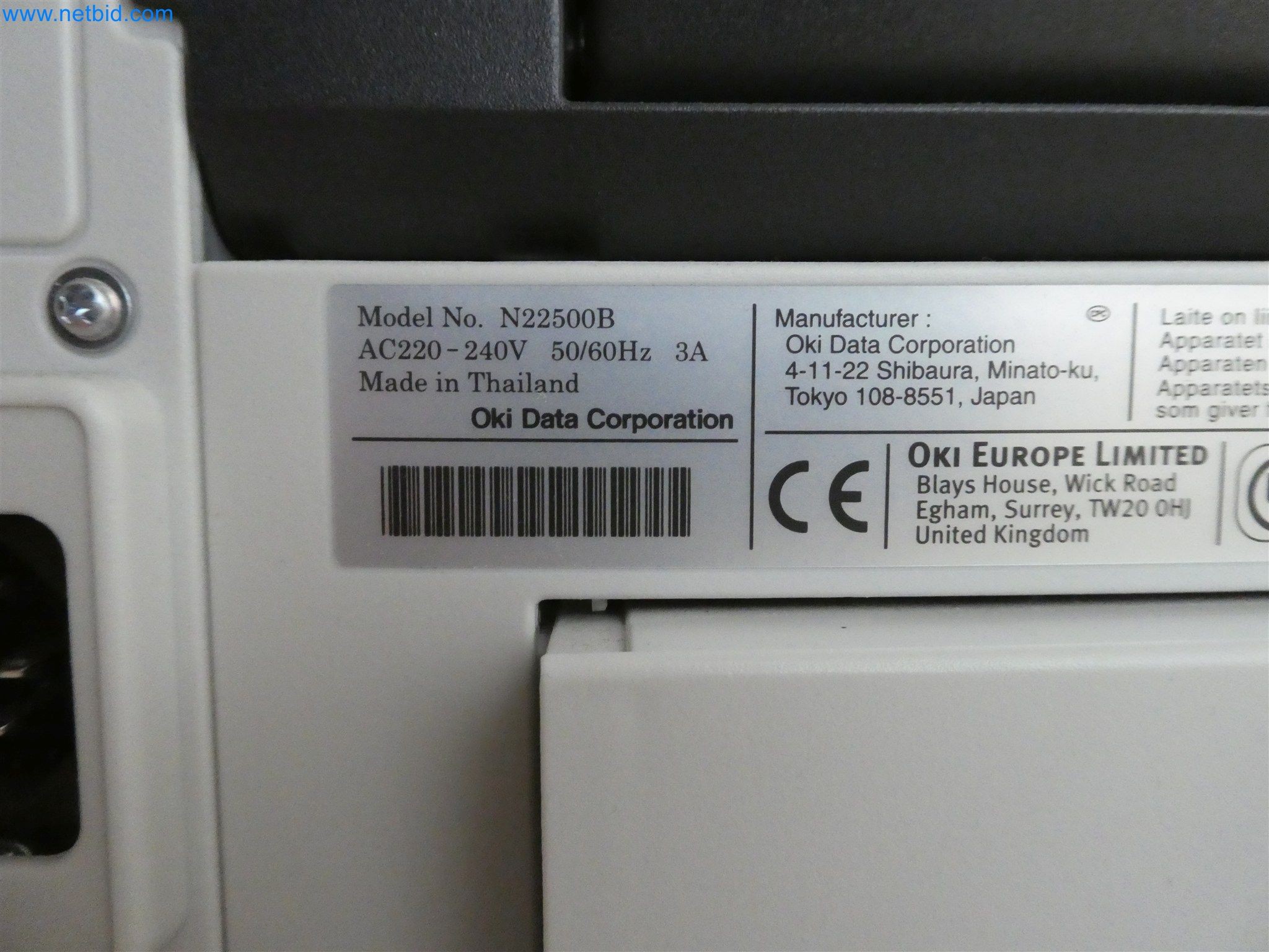 Printing and sorting machines-2