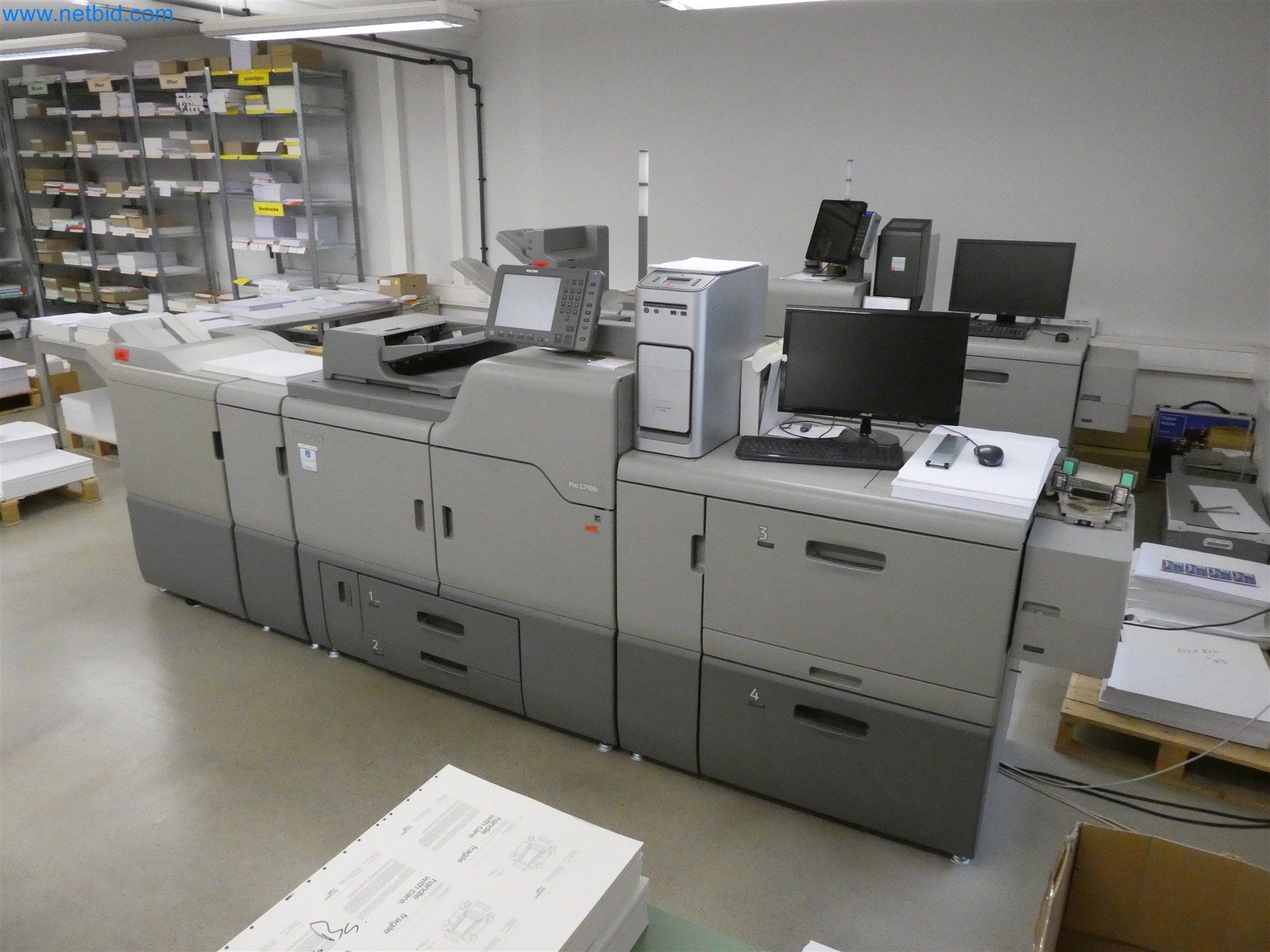 Printing and sorting machines-2