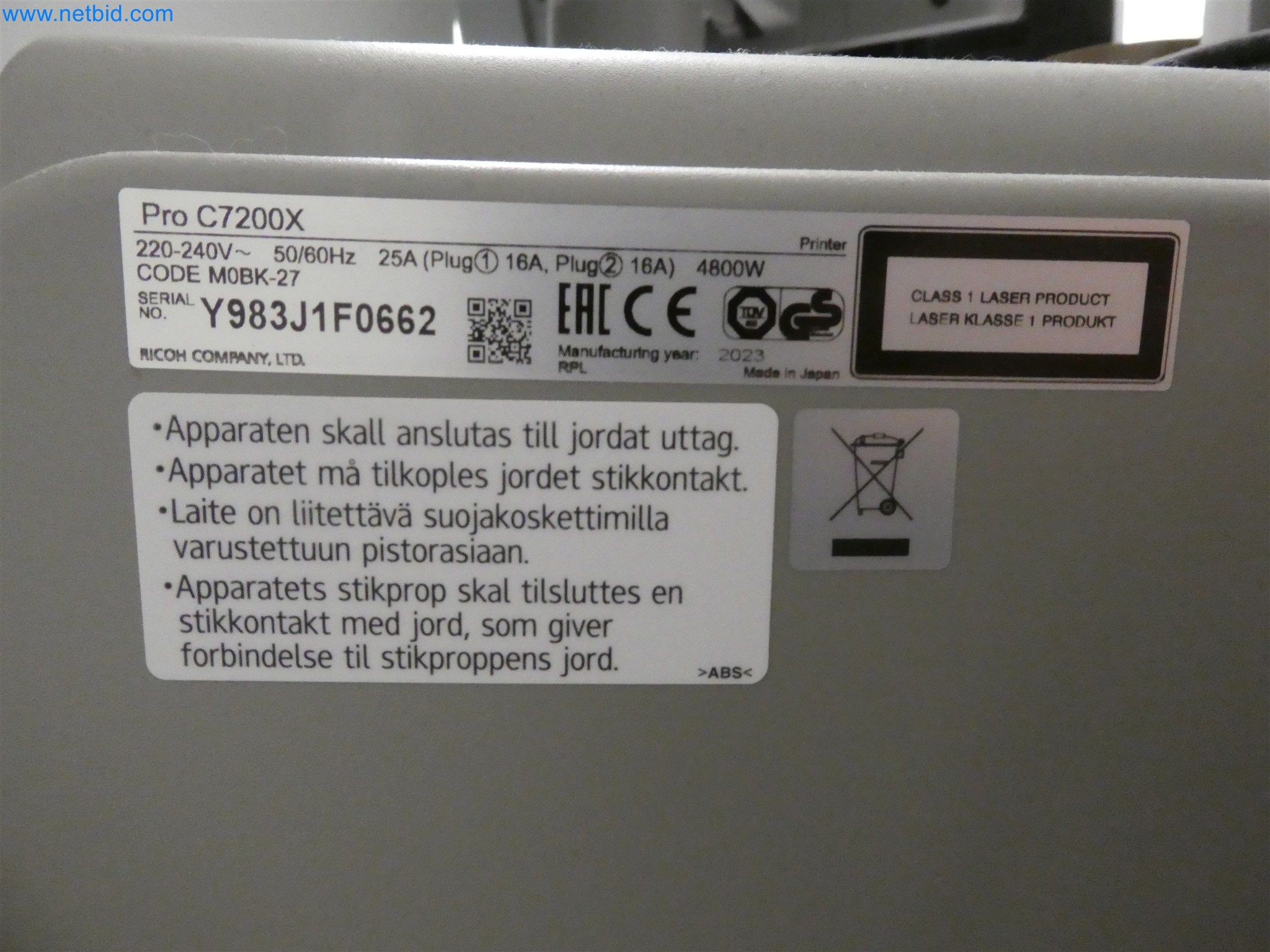 Printing and sorting machines-8