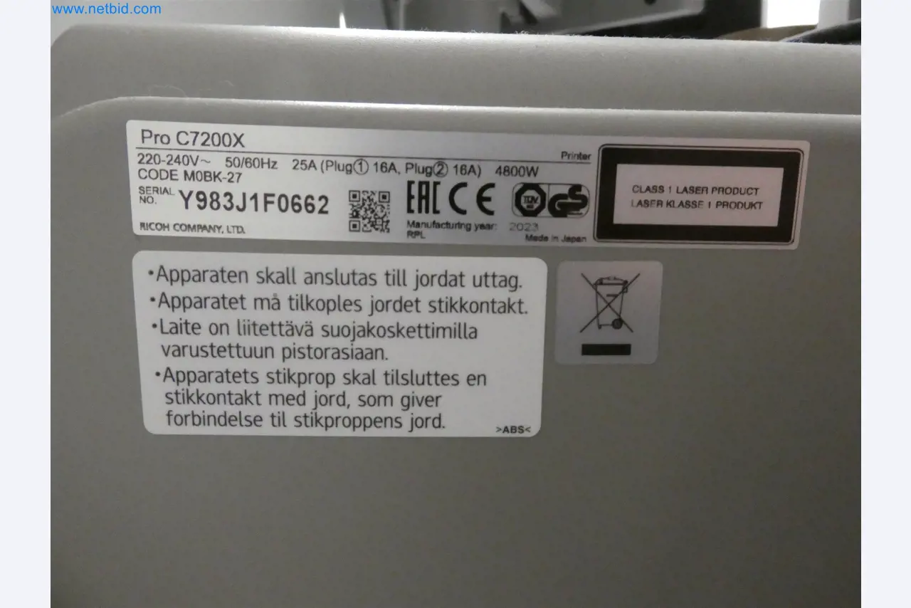 Printing and sorting machines-8