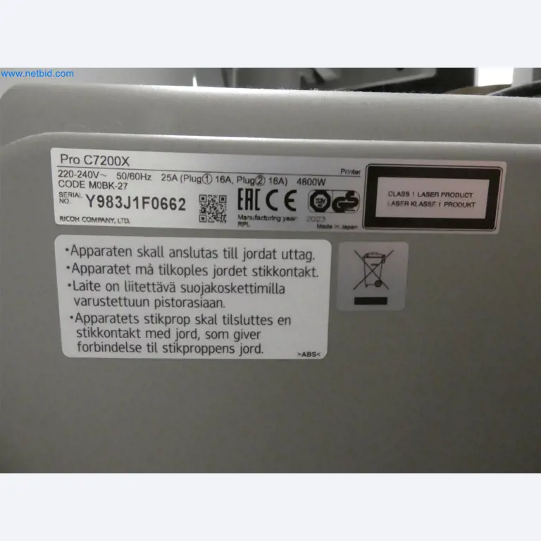 Printing and sorting machines-8