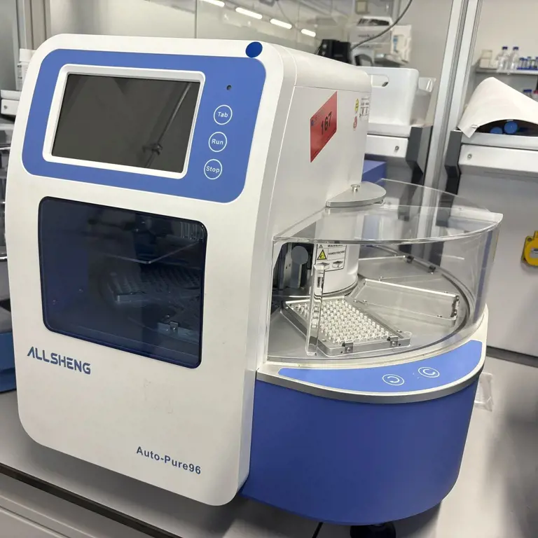 Sistema de extração de ácido nucleico ALLSHENG Auto Pure 96