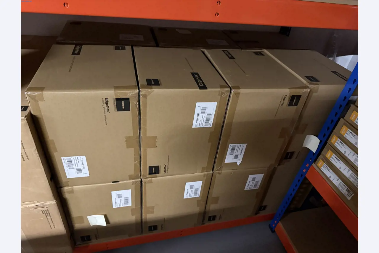 BGA und Warenvorräte wie Konferenzsystem und Medientechnik -1