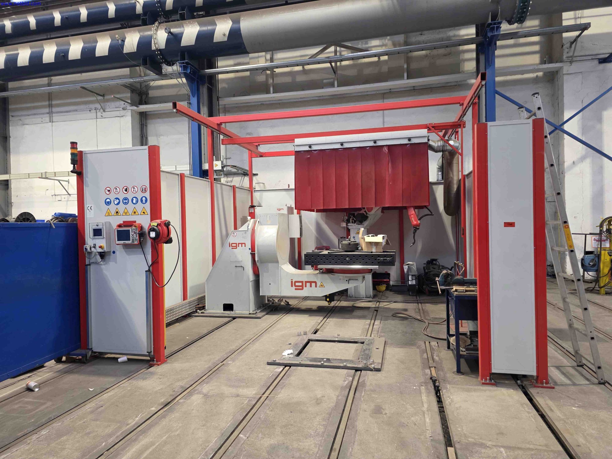 Machines and systems in the fields of plant engineering, boiler construction, environmental technology, waste water and waste treatment, large parts processing, welded constructions-10